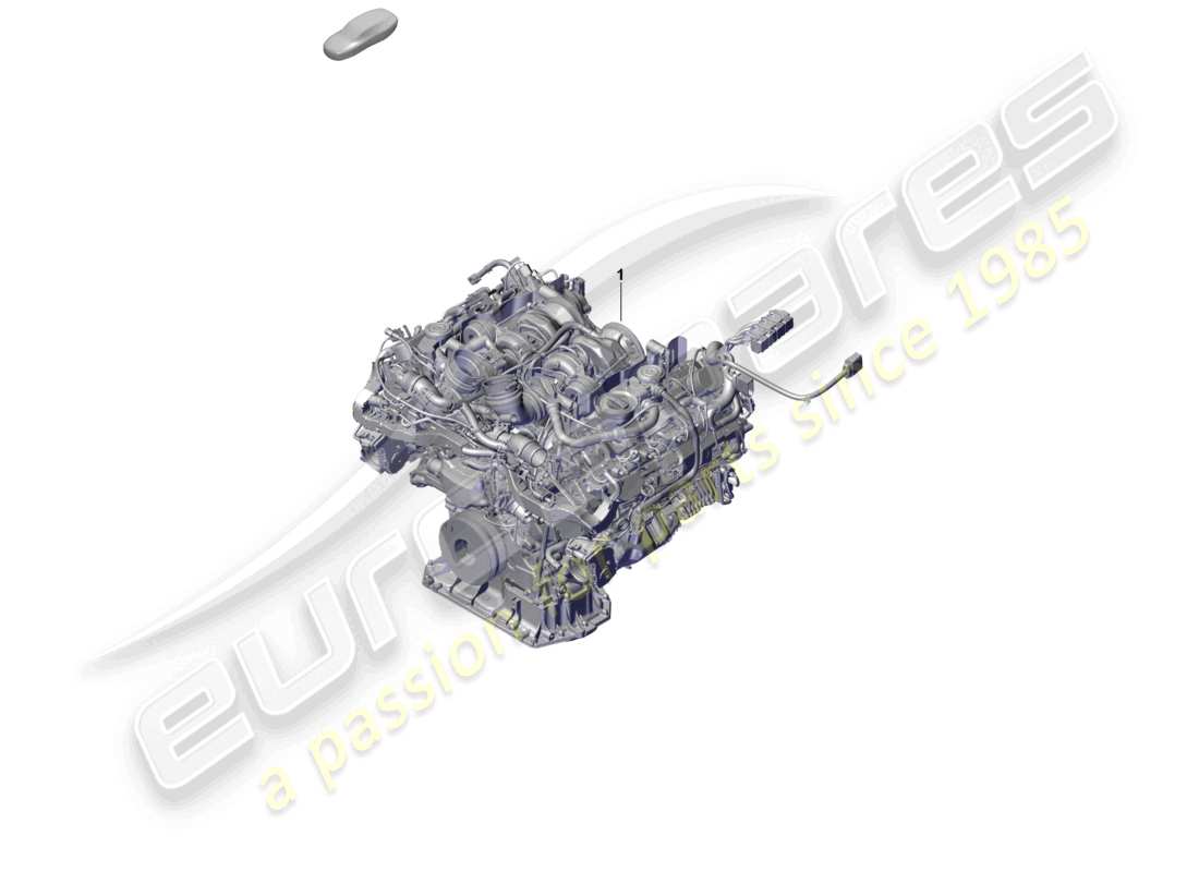 porsche 2025 (cayenne e3 pa) ersatzmotor (komplett) teilediagramm