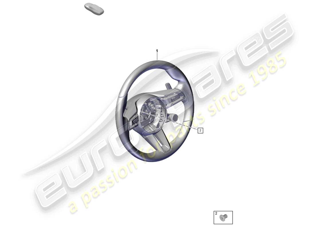 porsche 2025 (cayenne e3 pa) multifunktions-sportlenkrad (leder, beheizbar) multifunktions-sportlenkrad (race-tex) sport-chronograph teilediagramm