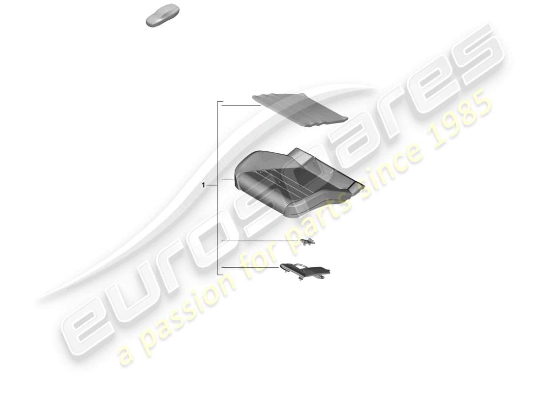 porsche 2026 (panamera 976) reparatursatz für sitzbelegungssensor (beifahrerseite) nur für: usa kanada ersatzteildiagramm