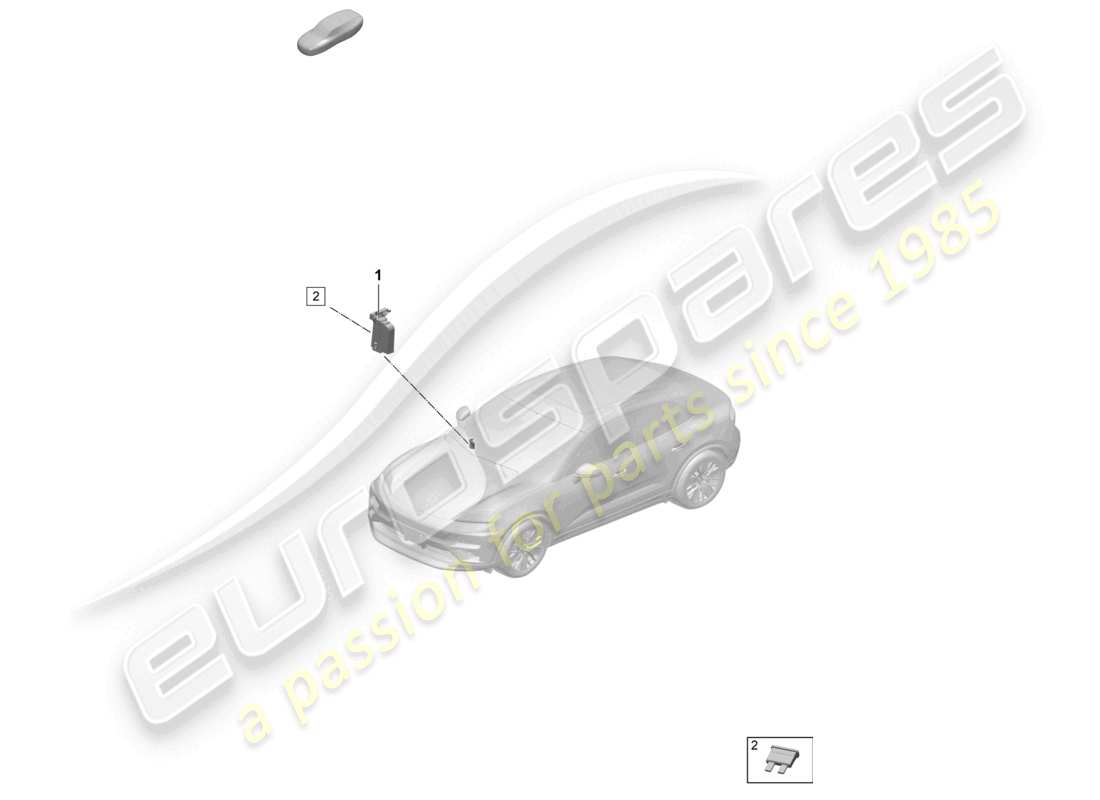 porsche 2025 (macan-e) sicherungskasten a-säule flachsicherung teilediagramm