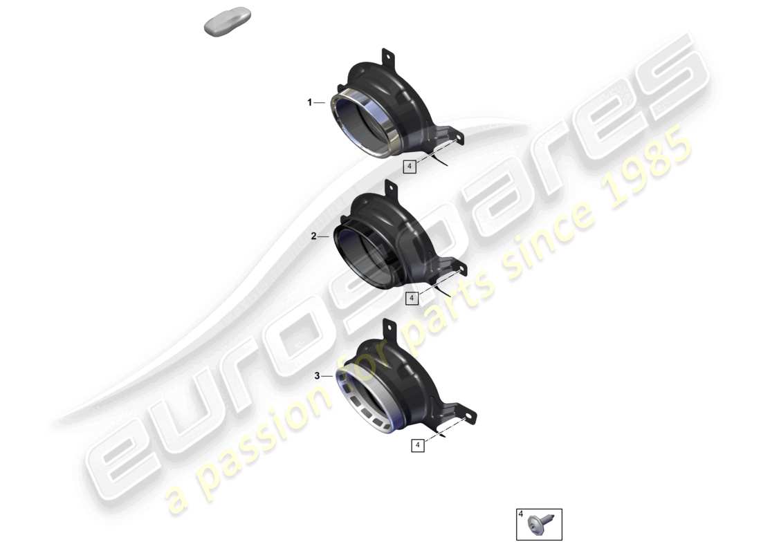porsche 2024 (992-2) auspuffendrohr für sportauspuffanlage teilediagramm