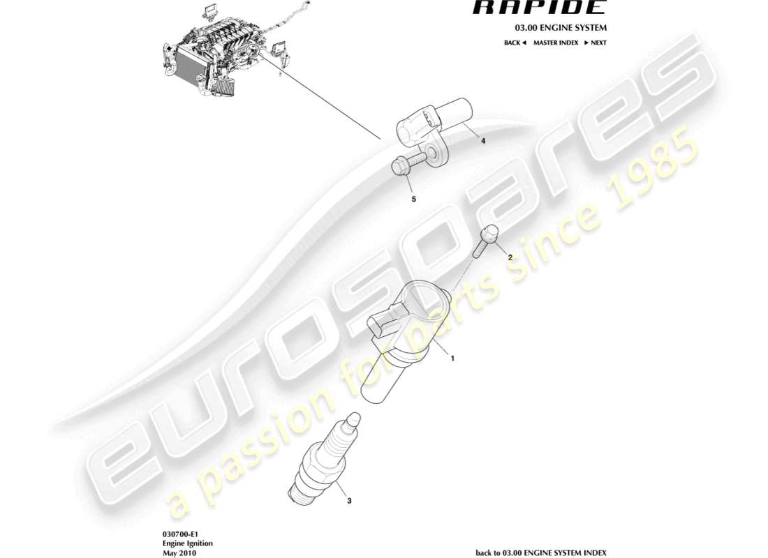 aston martin rapide (2013) zündteildiagramm