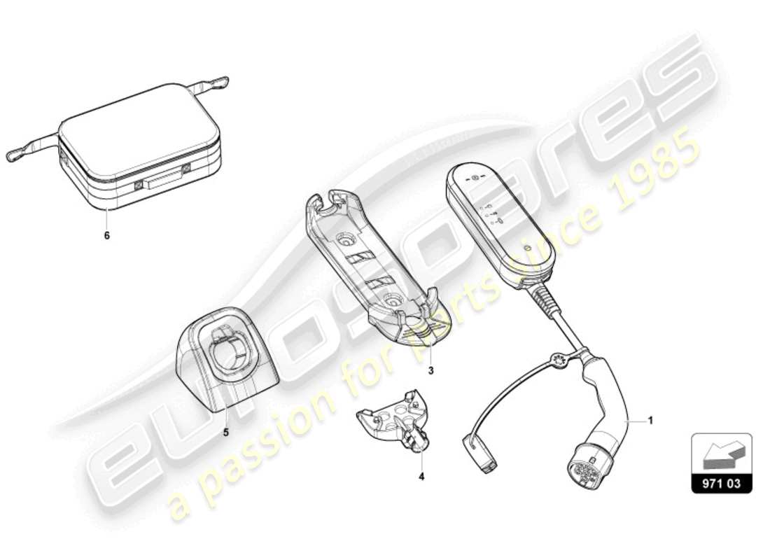 lamborghini revuelto coupe (2024) ladekabel ersatzteildiagramm