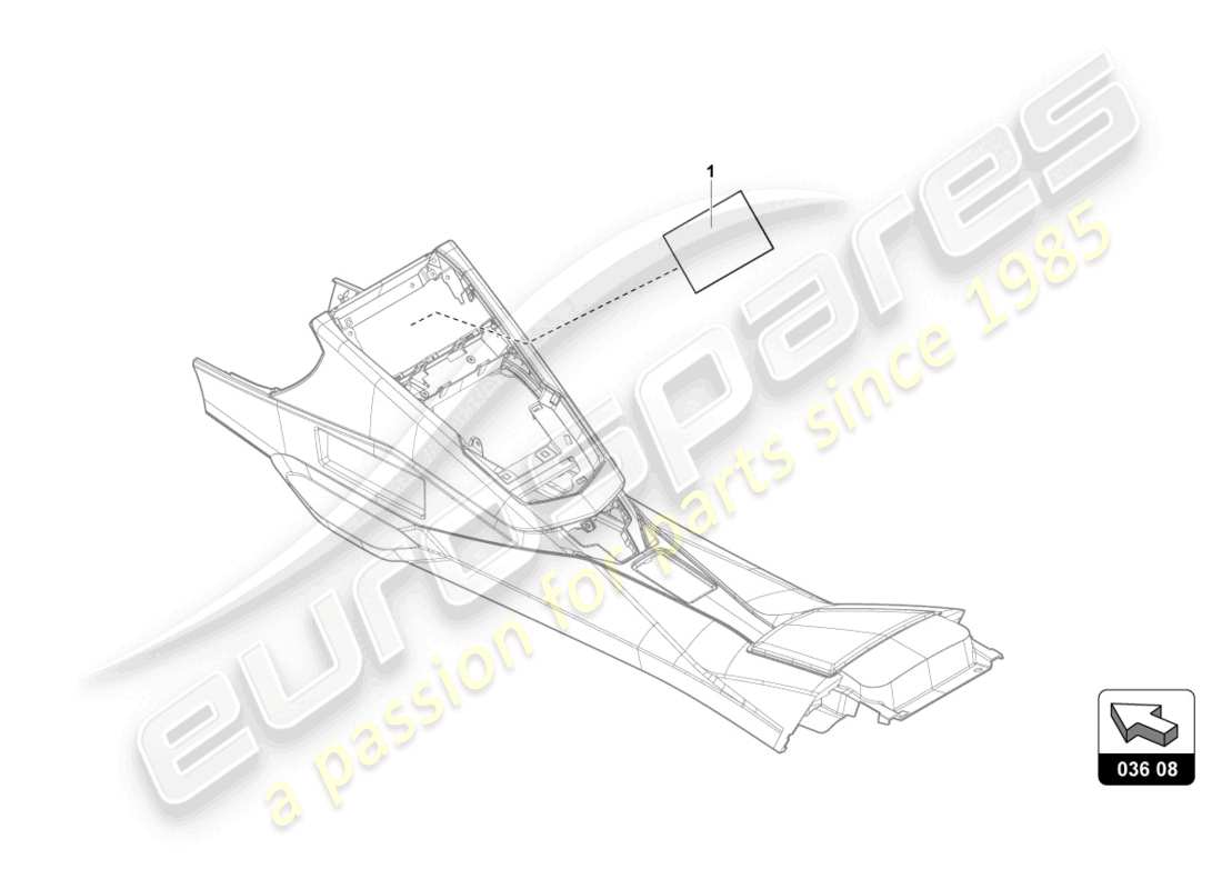 lamborghini aventador ultimae (accessories) aufprallschutz teilediagramm