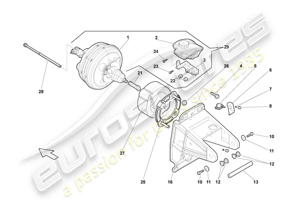 lamborghini lp550-2 spyder (2010) schalter - bremslicht ersatzteildiagramm