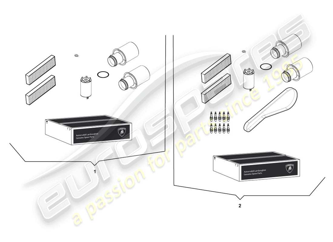 lamborghini lp560-4 spyder fl ii (2013) serviceplan teilediagramm