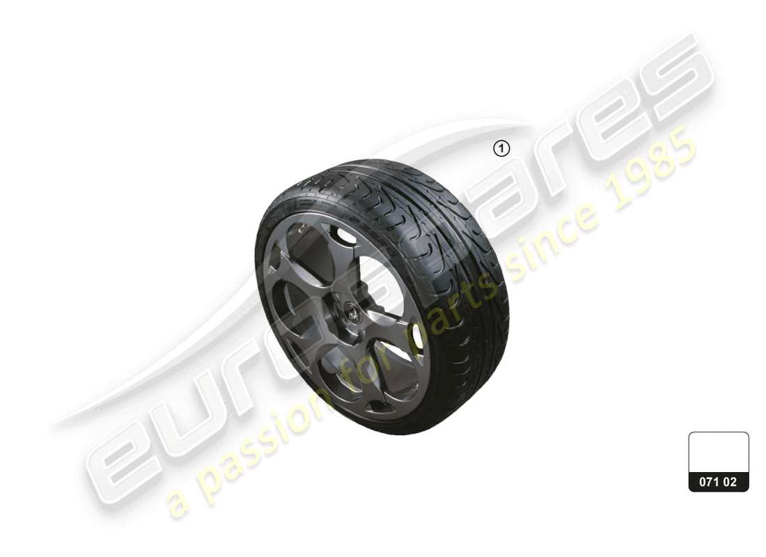 lamborghini aventador ultimae (accessories) reifen ersatzteildiagramm