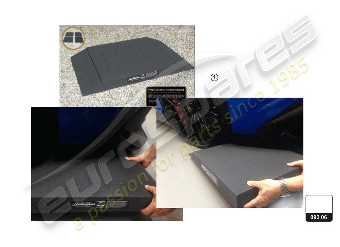 lamborghini huracan tecnica (accessories) impact cushion ersatzteildiagramm