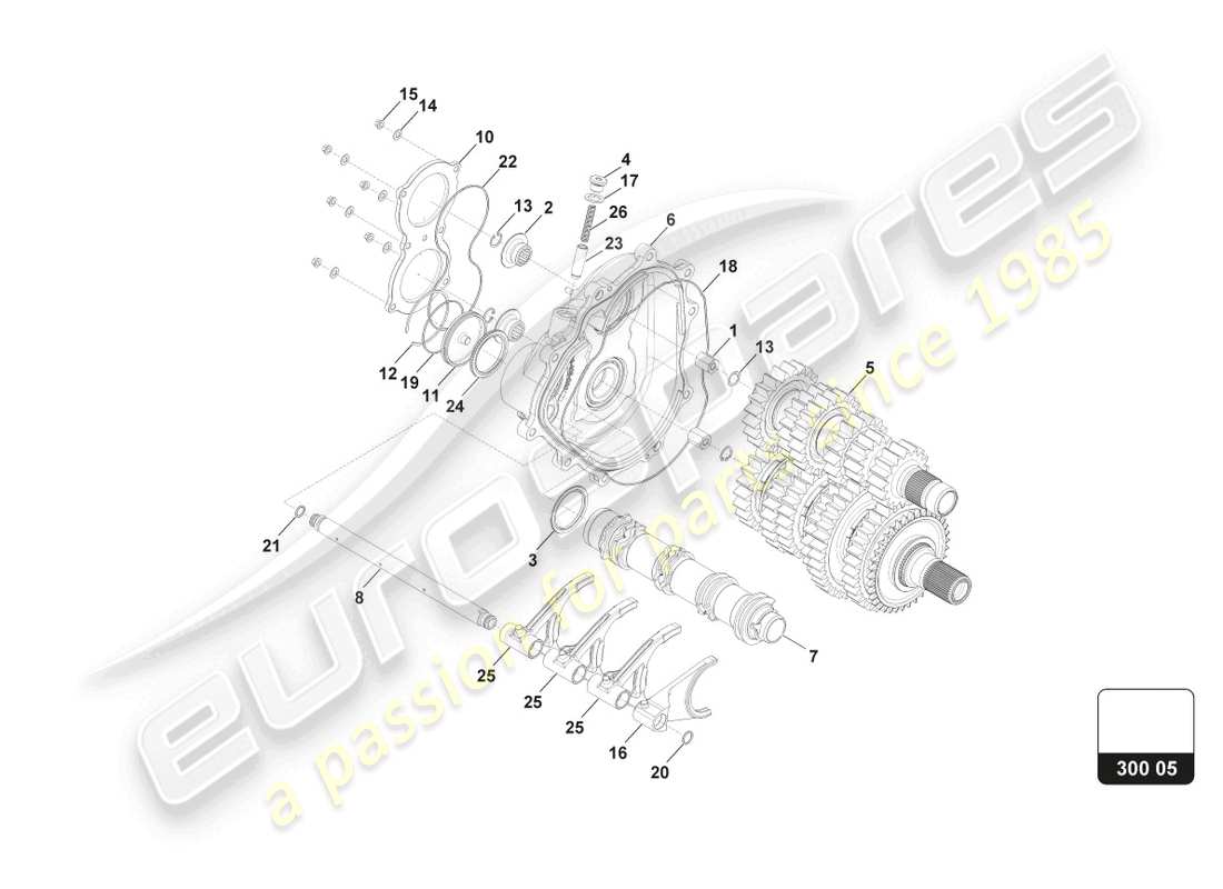 lamborghini super trofeo (2015) rechte seitenabdeckung baugruppe teilediagramm