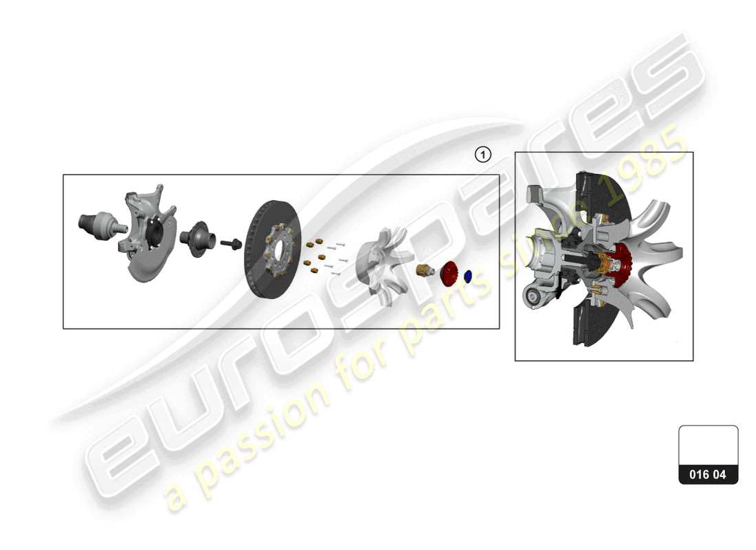 lamborghini aventador ultimae (accessories) radmutter ersatzteildiagramm