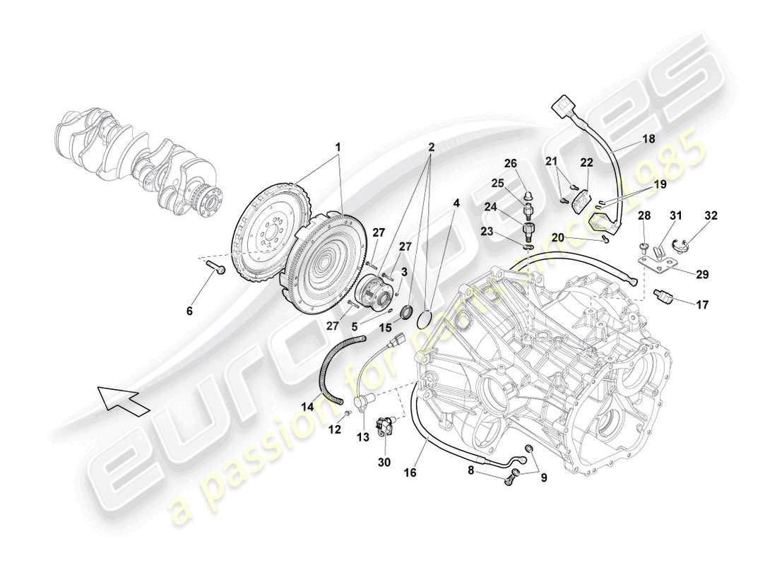 lamborghini lp570-4 sl (2012) kupplung teilediagramm