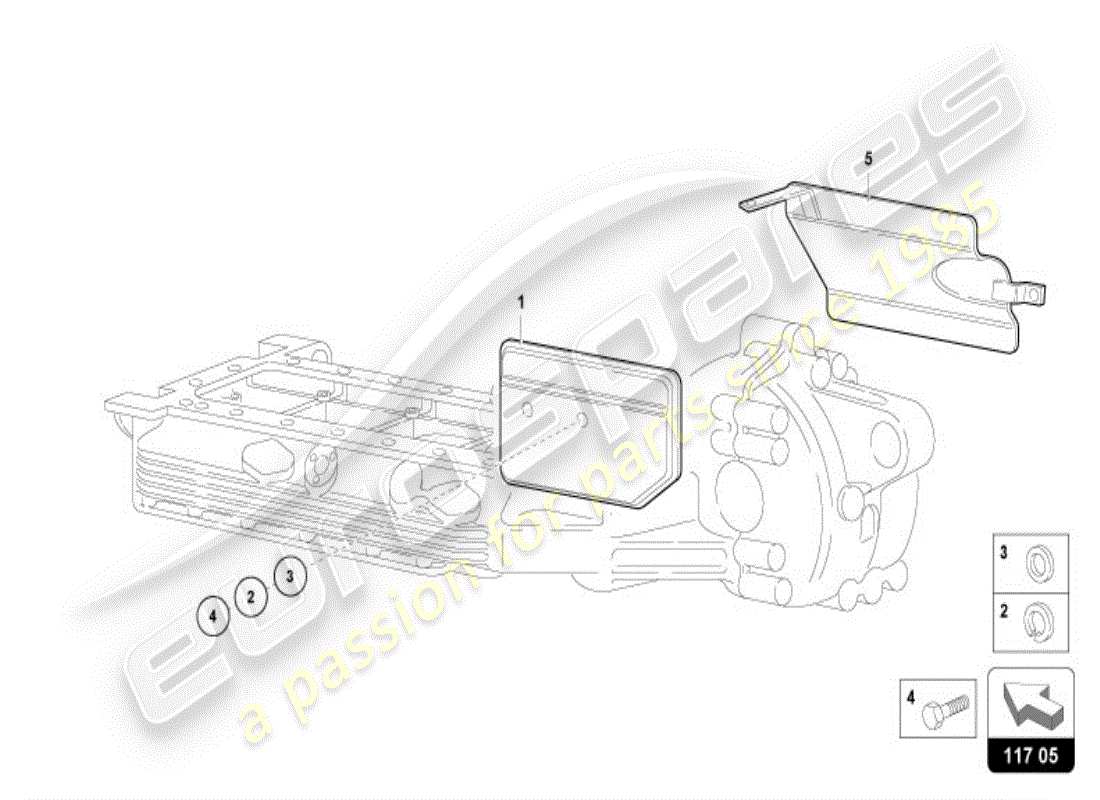 lamborghini diablo vt (1995) ölwannen-ersatzteildiagramm