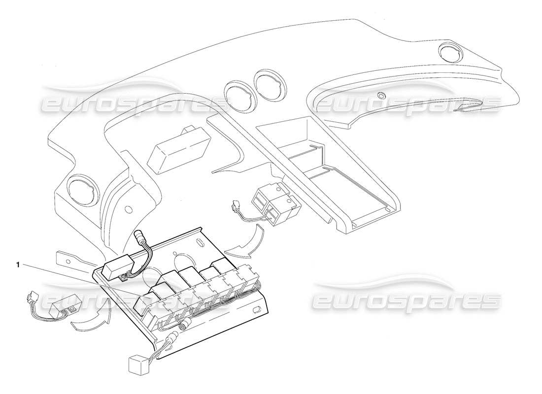 lamborghini diablo (1991) elektrisches system (gültig für usa-version – september 1991) teilediagramm