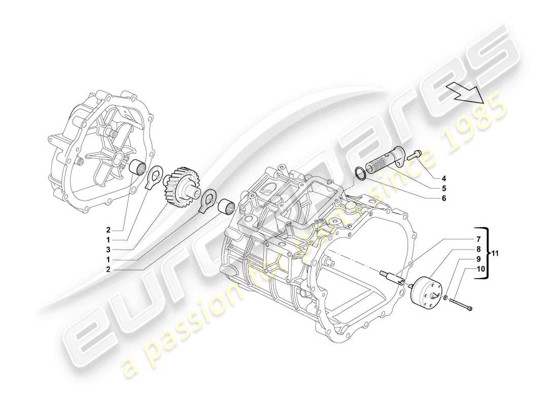 lamborghini lp560-4 spider (2010) ölpumpe ersatzteildiagramm