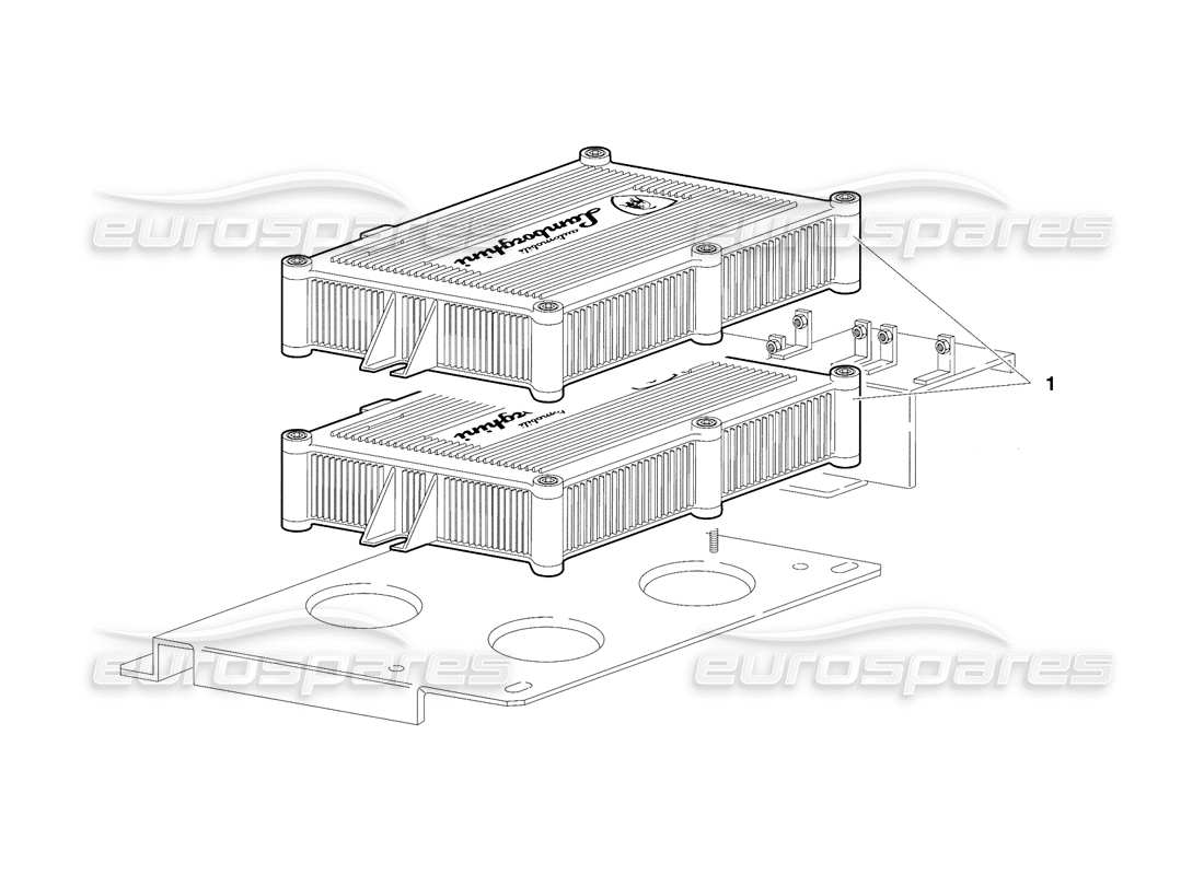 lamborghini diablo se30 (1995) elektronische einspritzeinheiten (gültig für usa - januar 1995) teilediagramm