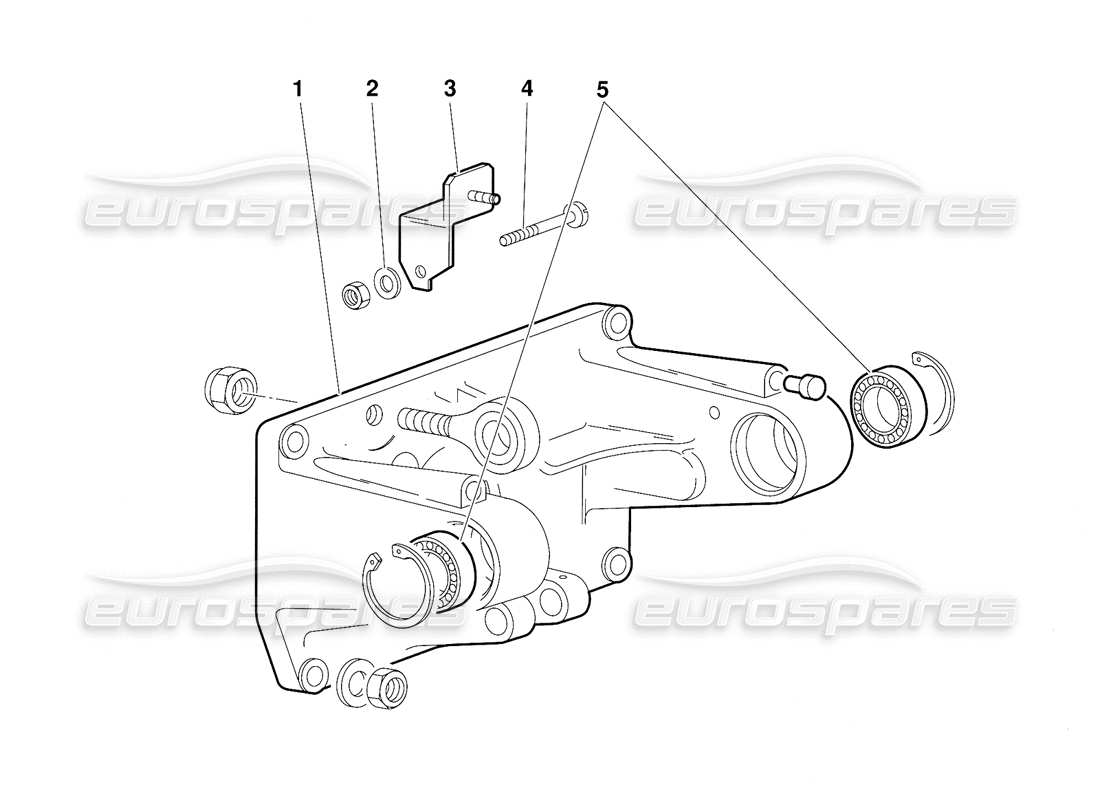 lamborghini diablo (1991) pedalmontage (gültig für australien-version - oktober 1991) teilediagramm