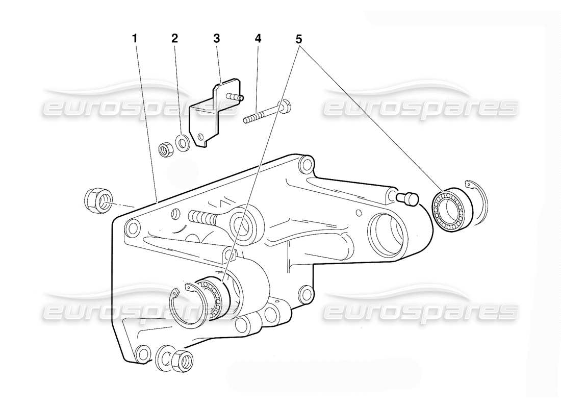 lamborghini diablo (1991) pedalmontage (gültig für gb-version - oktober 1991) teilediagramm