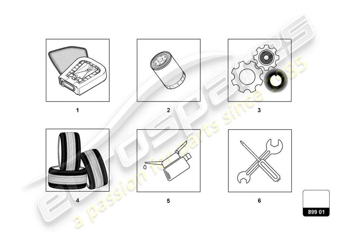 lamborghini urus s (2023) serviceteile teilediagramm