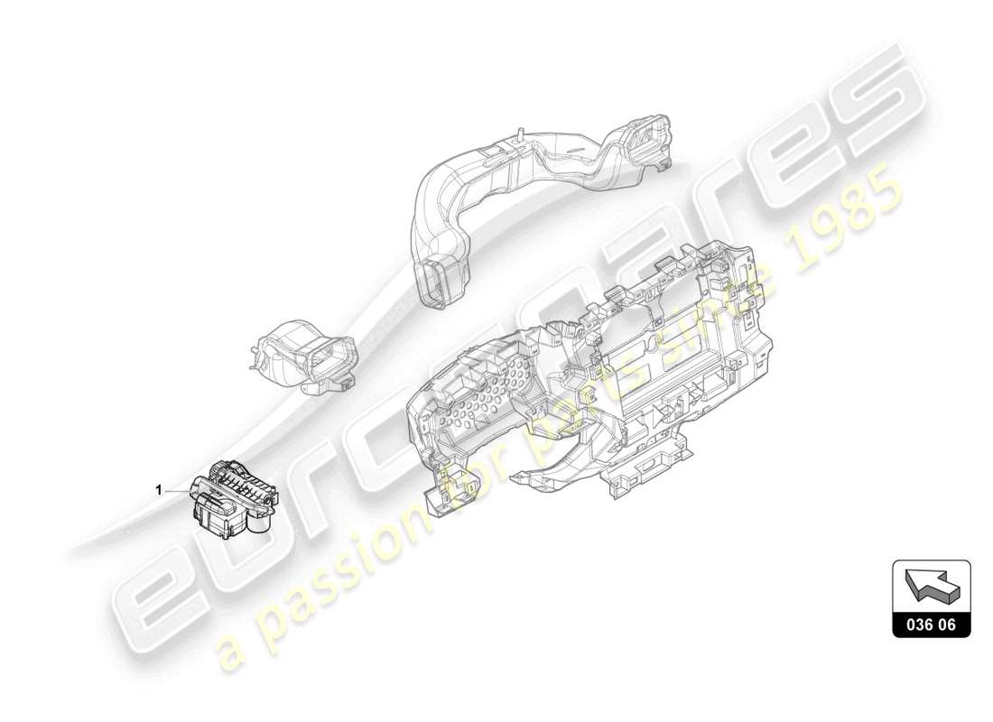 lamborghini urus s (accessories) parfüm-zerstäuber - ersatzteildiagramm