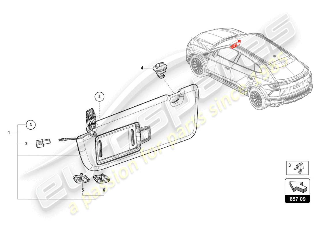 teilediagramm mit der teilenummer 4ml857552k