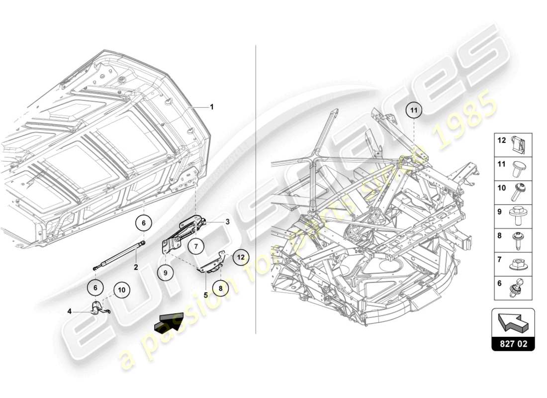 teilediagramm mit der teilenummer 4t0827552d