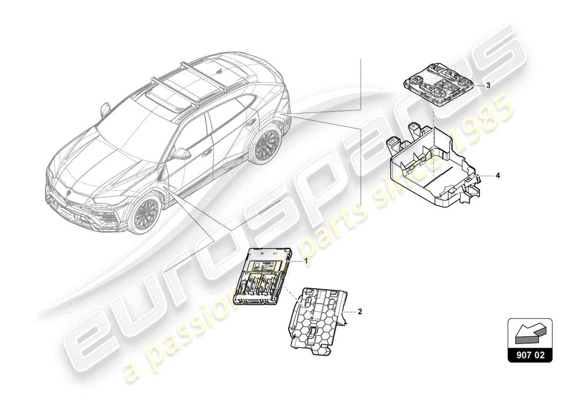 teilediagramm mit der teilenummer 4n0907063kg