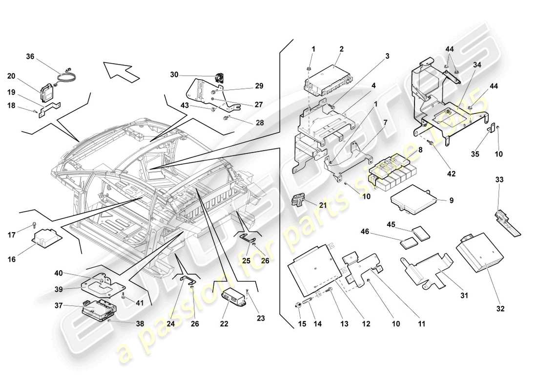 teilediagramm mit der teilenummer 400971107