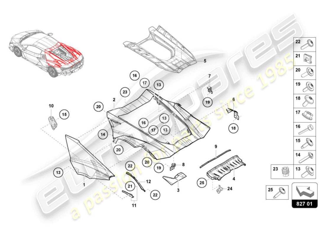 teilediagramm mit der teilenummer n10757101