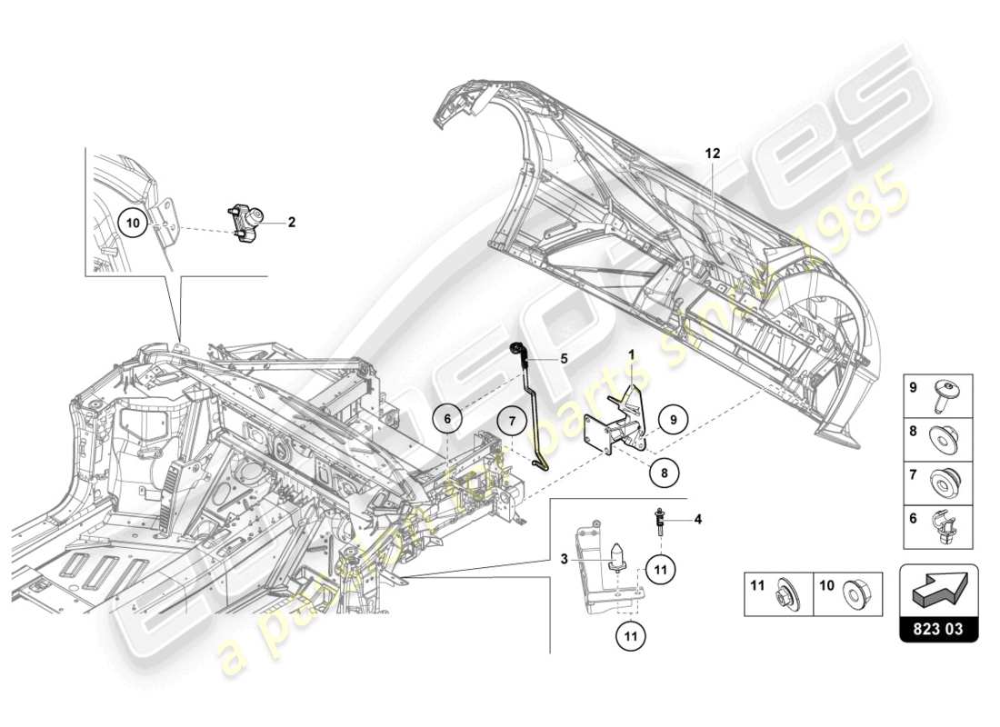 teilediagramm mit der teilenummer n90993602