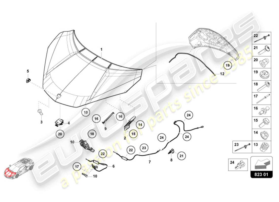 teilediagramm mit der teilenummer n90997501