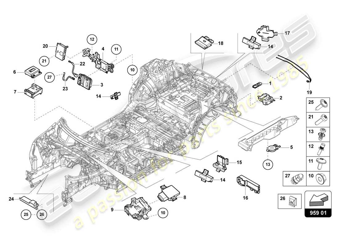 teilediagramm mit der teilenummer 4m0907247