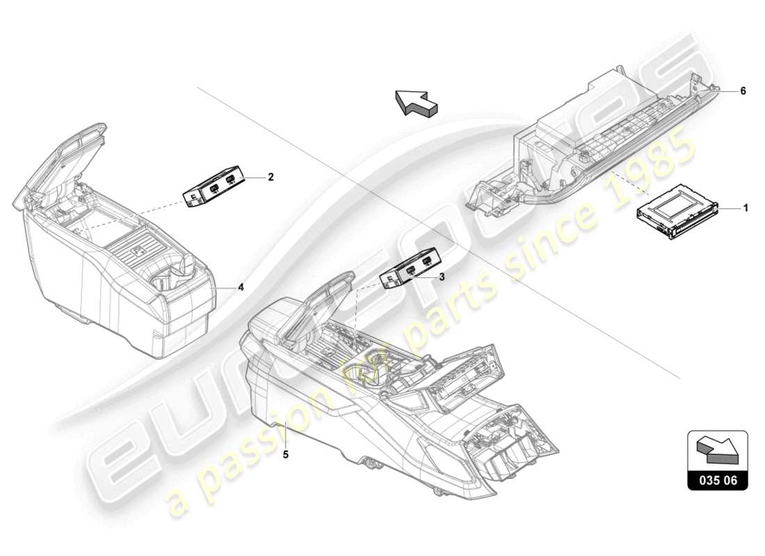 teilediagramm mit der teilenummer 4n0035722