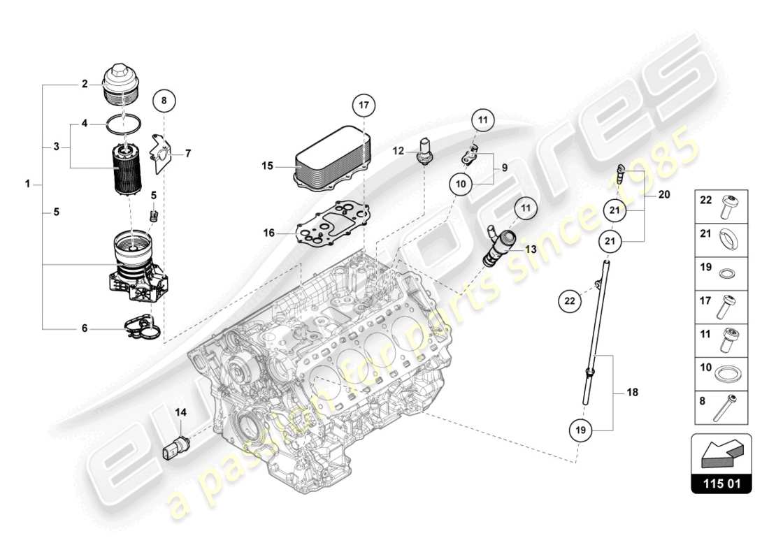 teilediagramm mit der teilenummer 06m115311e