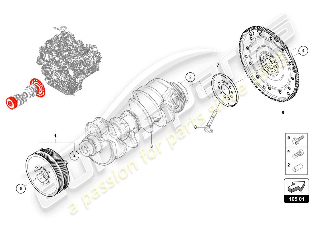 teilediagramm mit der teilenummer n90774002