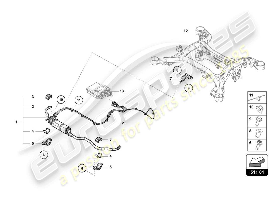 teilediagramm mit der teilenummer 4m0511023t