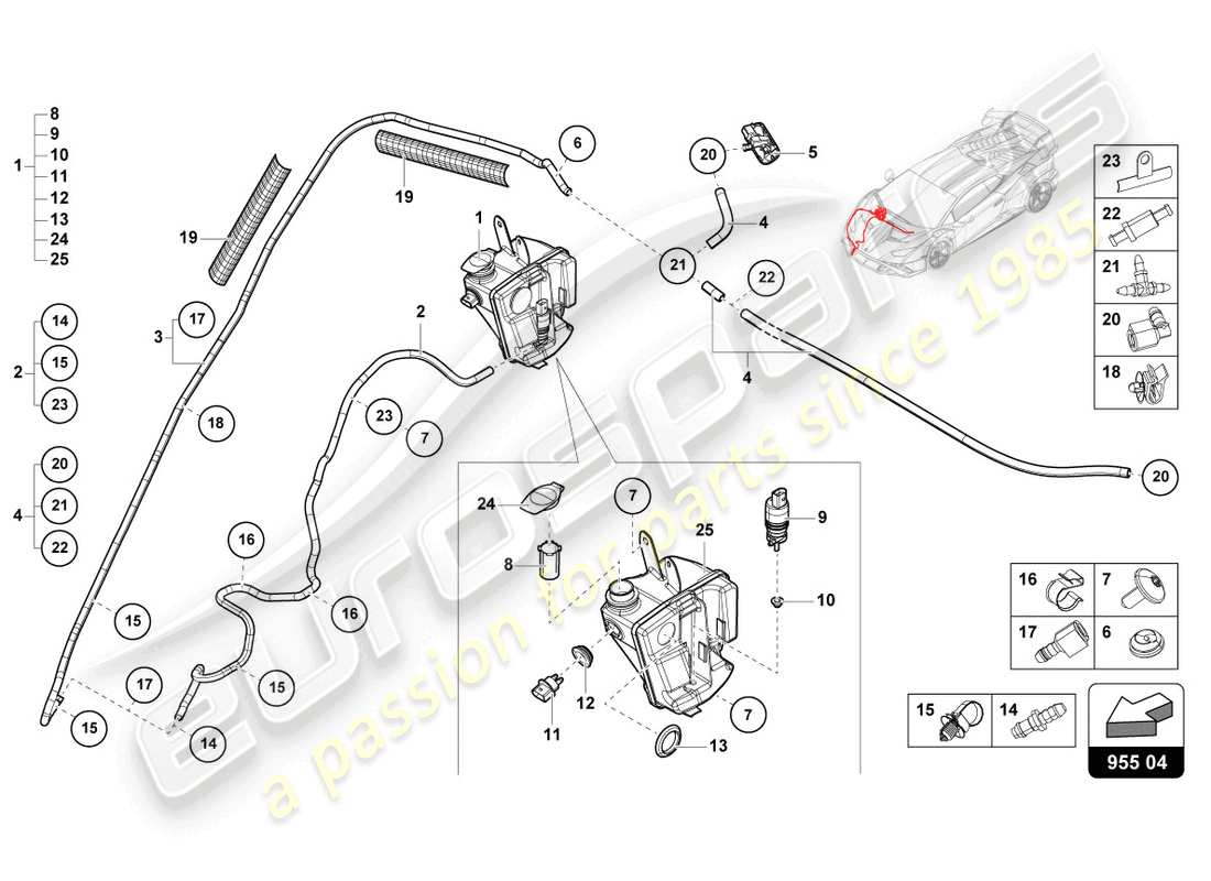 teilediagramm mit der teilenummer 113955975c