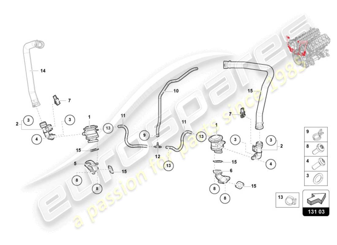 teilediagramm mit der teilenummer 06a131120d