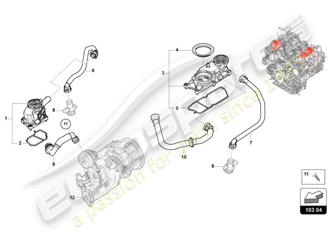 teilediagramm mit der teilenummer 0p2103495d