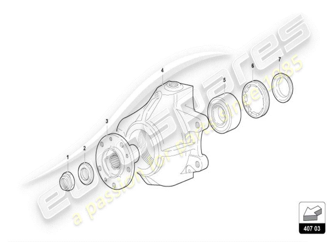 lamborghini diablo vt (1996) radnabe teilediagramm