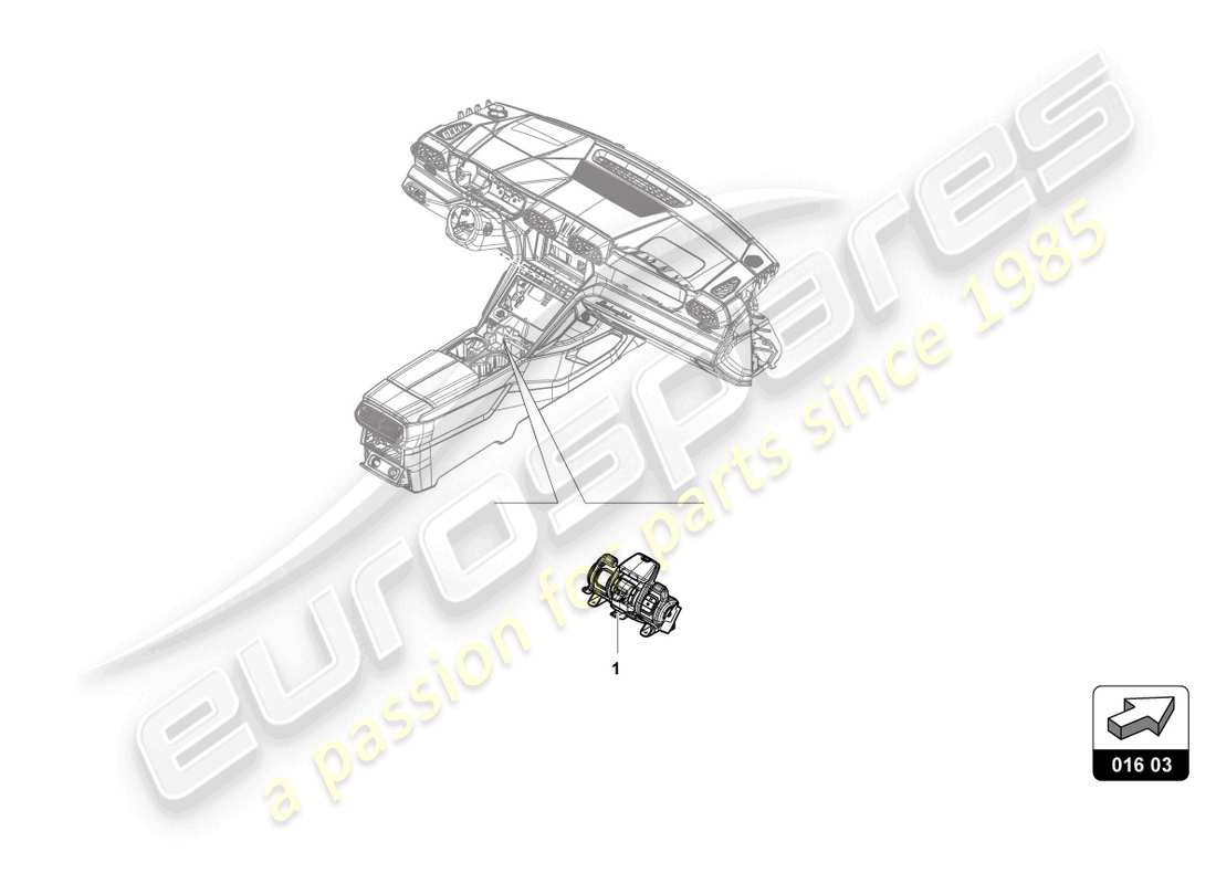 lamborghini urus s (accessories) antriebseinheit teilediagramm