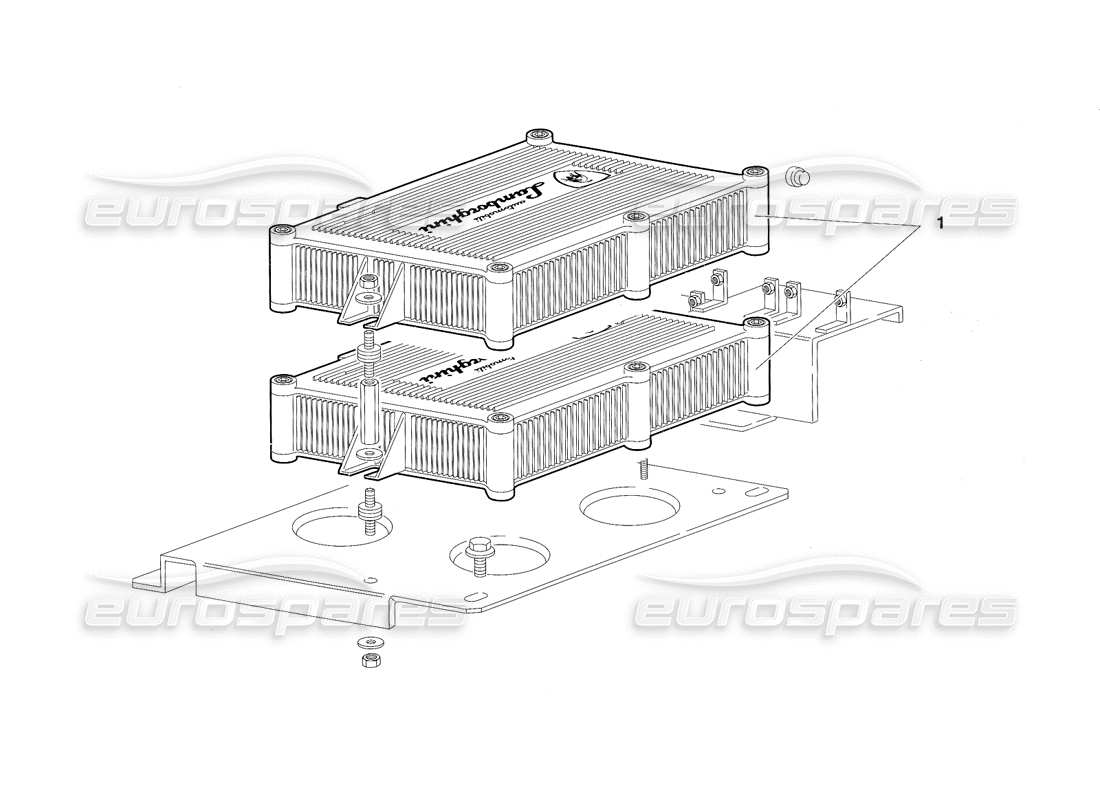 lamborghini diablo sv (1997) elektronische einspritzeinheiten (gültig für saudi-arabien – märz 1997) teilediagramm
