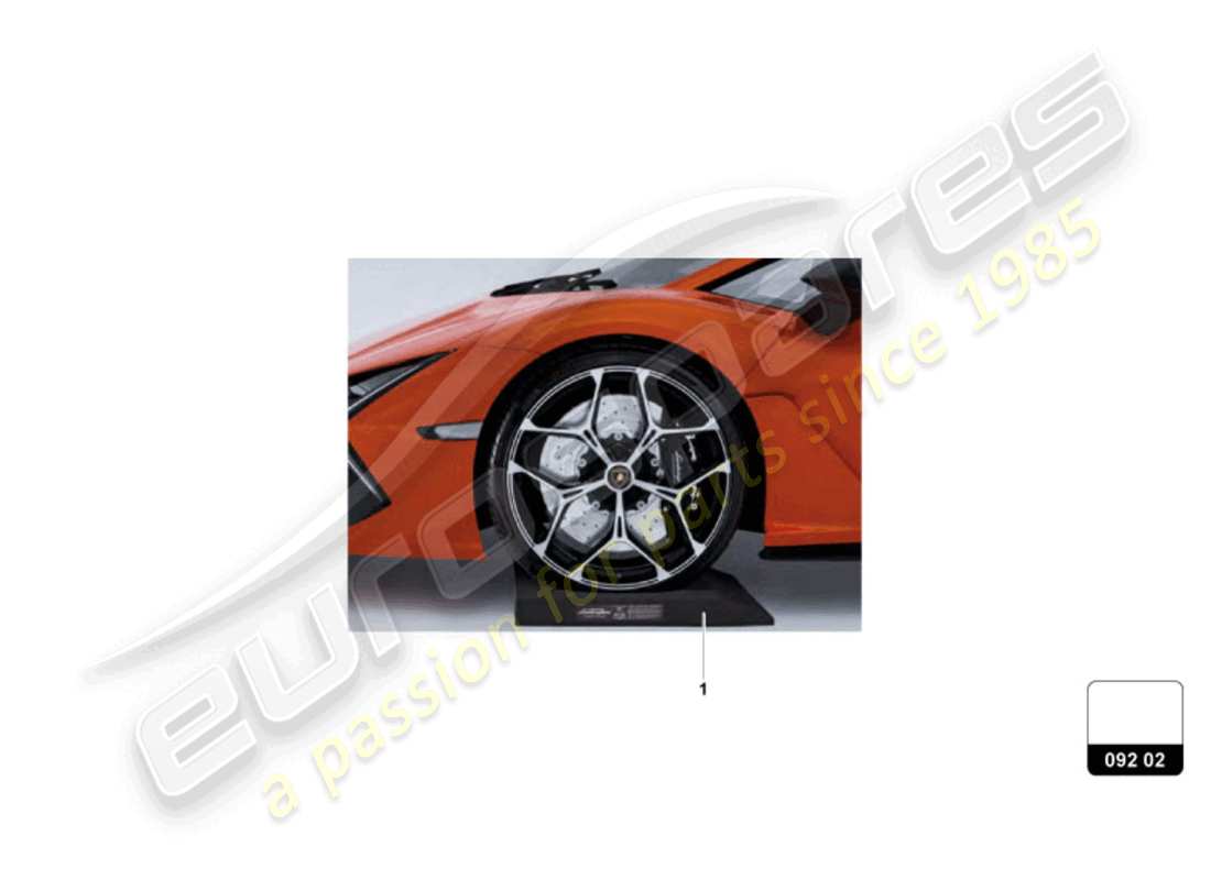 lamborghini revuelto coupe (accessories) impact cushion ersatzteildiagramm