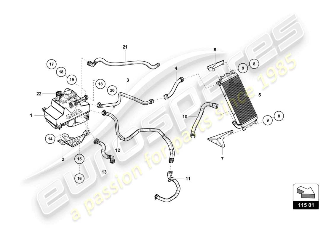 lamborghini super trofeo (2015) ölsystem teilediagramm