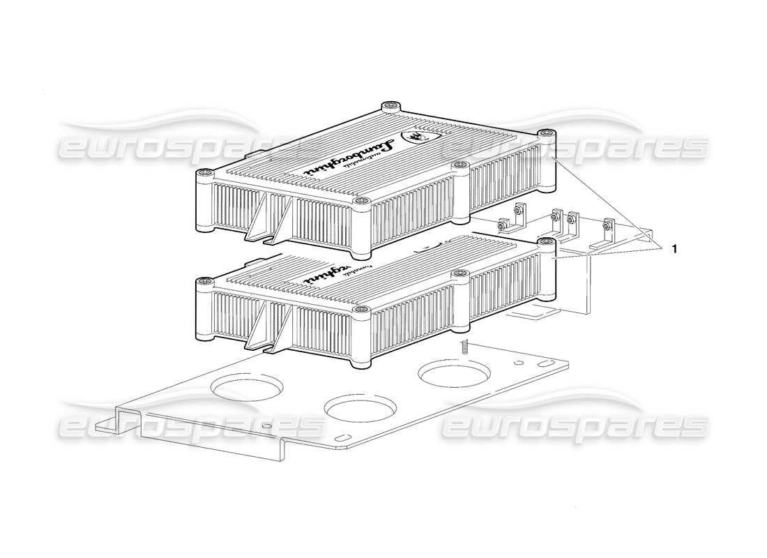 lamborghini diablo se30 (1995) elektronische einspritzeinheiten (gültig für kanada – januar 1995) teilediagramm