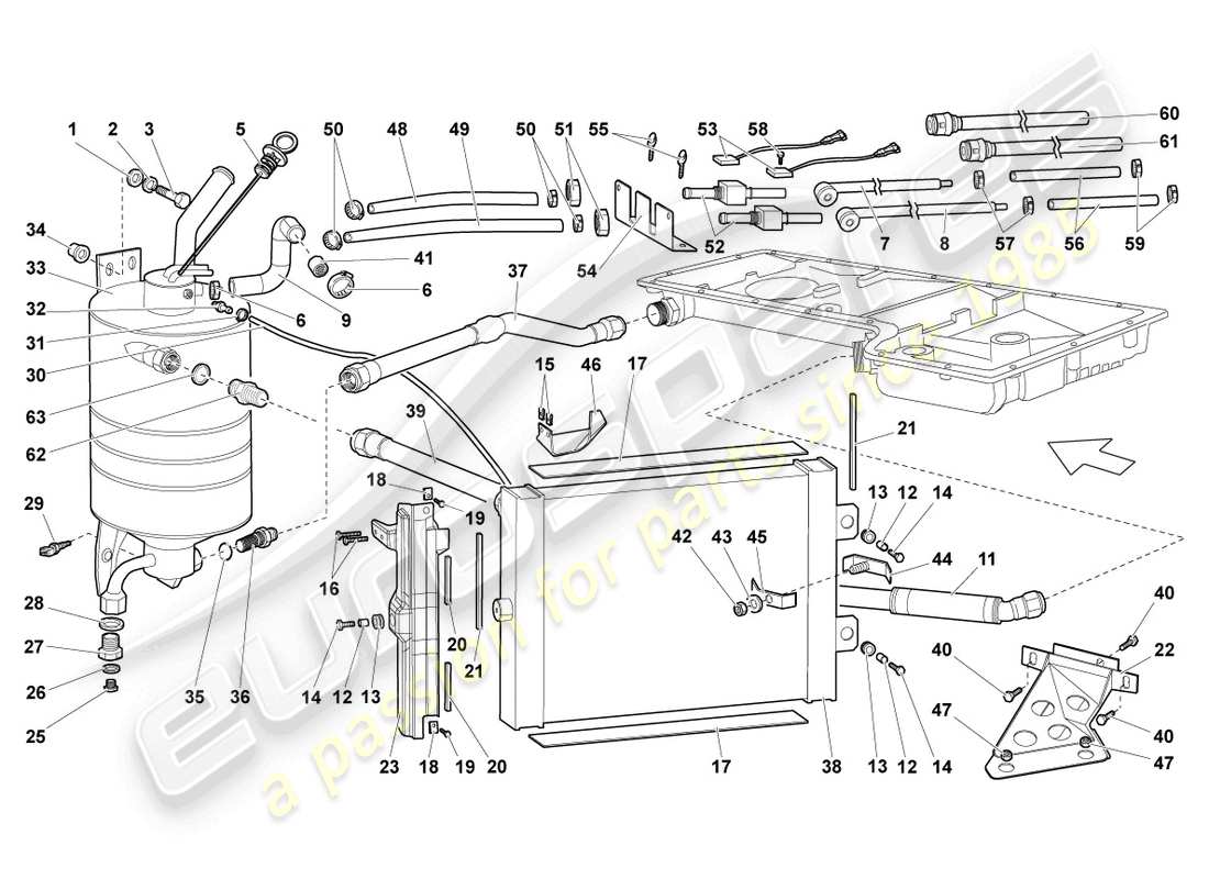 teilediagramm mit der teilenummer 07l907457