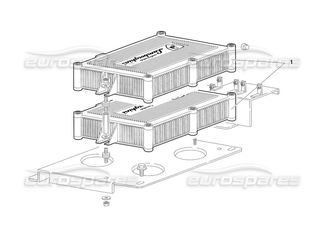 lamborghini diablo sv (1997) elektronische einspritzeinheiten (gültig für südafrika - rh d. - märz 1997) teilediagramm