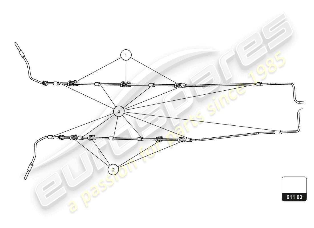 lamborghini super trofeo evo 2 (2022) bremssystem teilediagramm