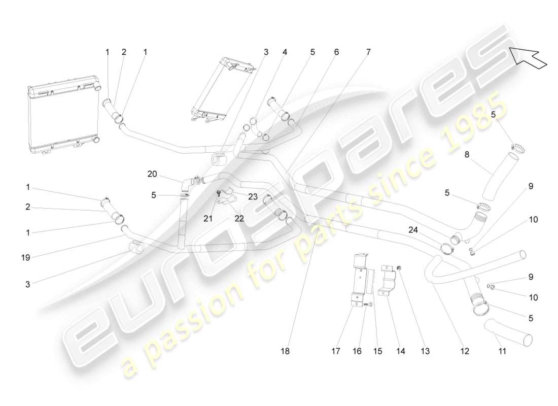 teilediagramm mit der teilenummer n0245022