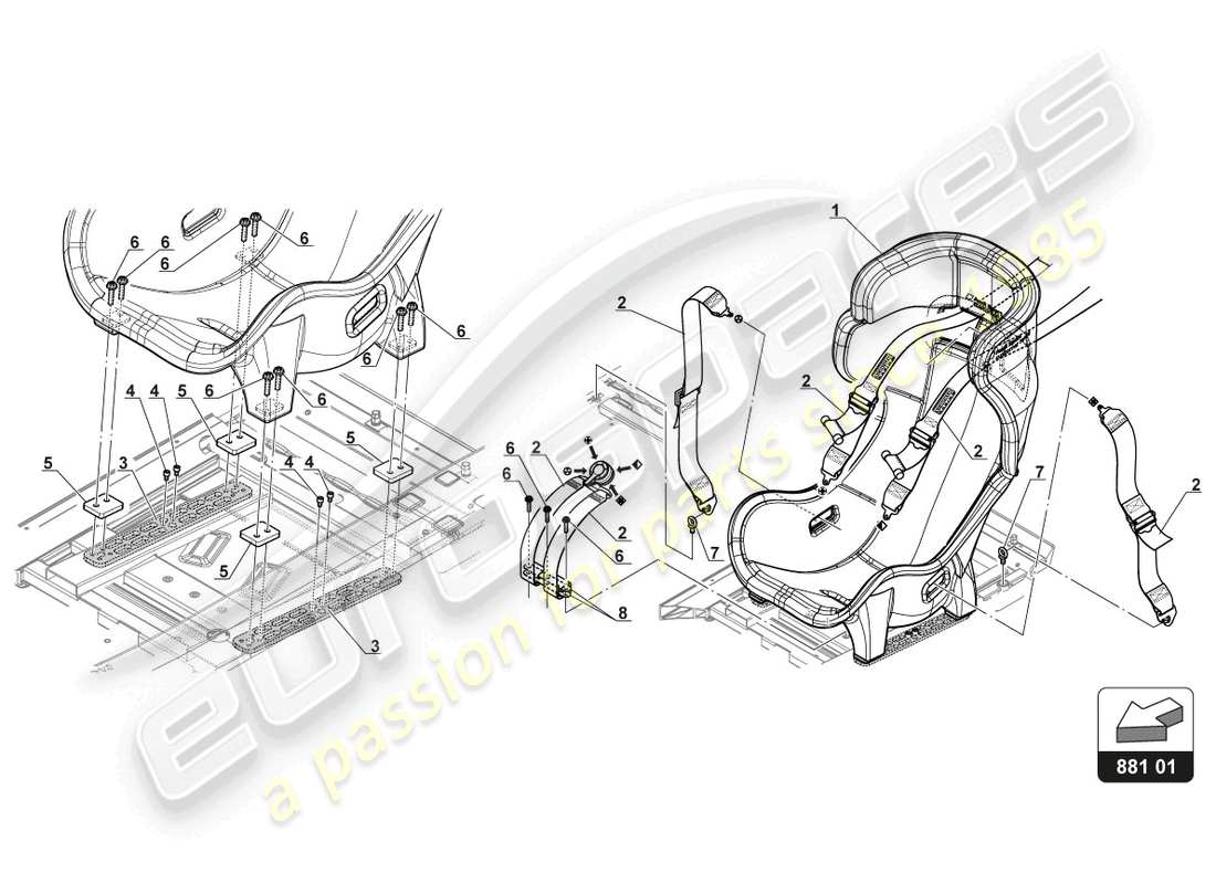 teilediagramm mit der teilenummer 4sa881351