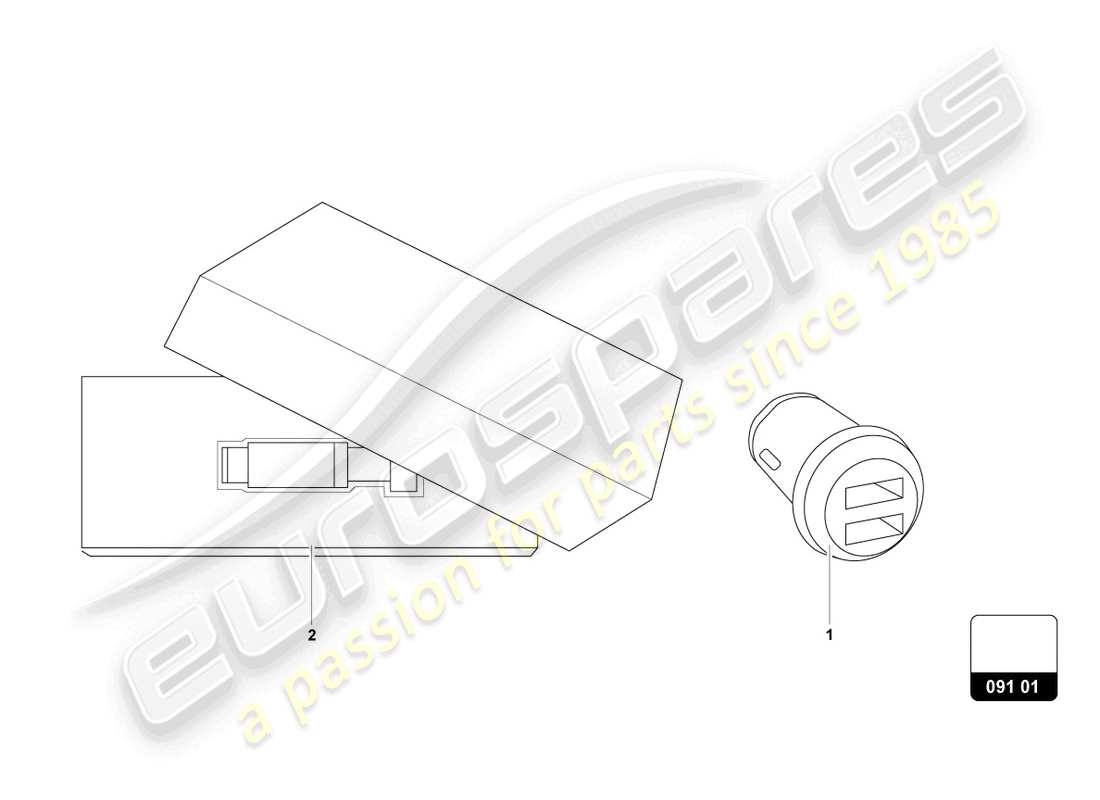 lamborghini urus s (accessories) zugang,infotainment,sonstiges teilediagramm